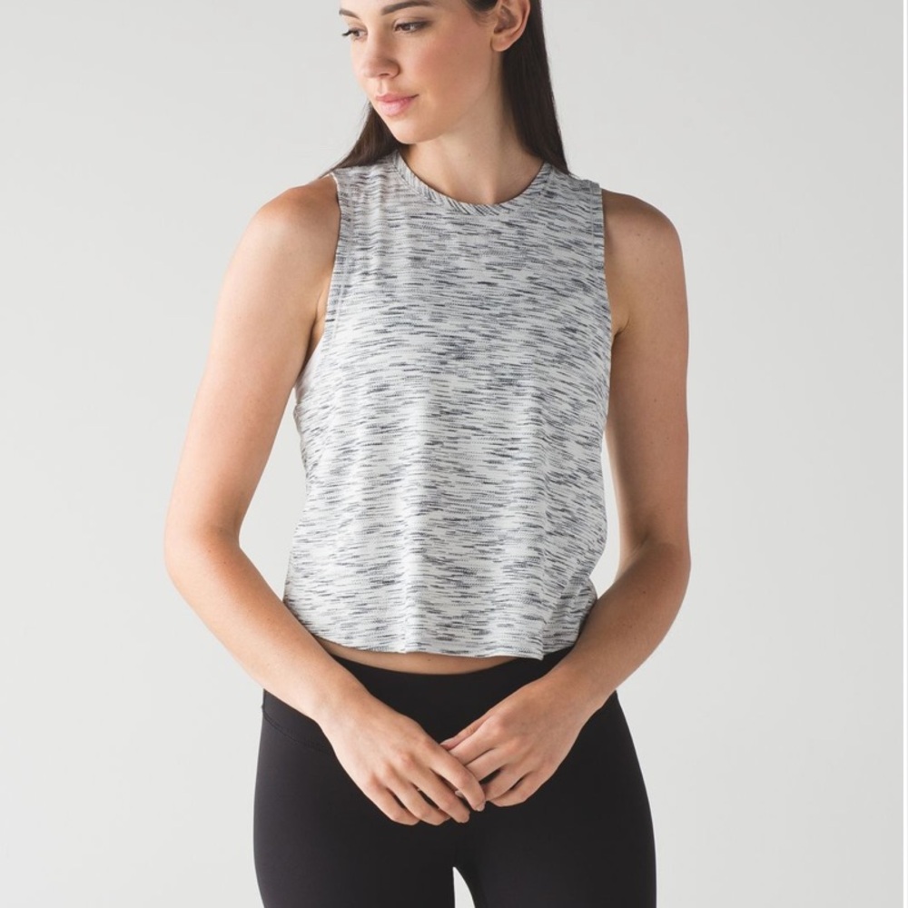 lululemon athletica Gray Tank Top
